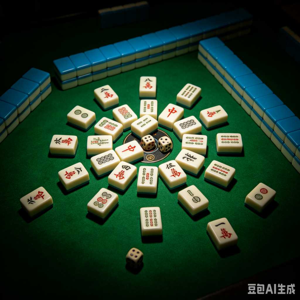 decorative mahjong tiles set