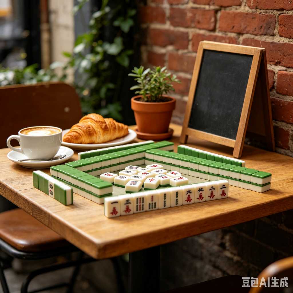 bright color mahjong tiles